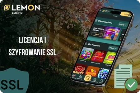 Bezpieczeństwo i licencja Lemon Casino